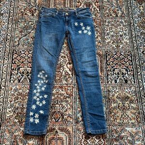 Desigual daisy Embroidered Women's Skinny Jeans